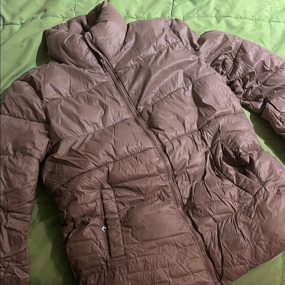 Old Navy Women's Taupe Puffer Jacket